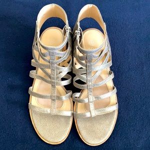 Isola Caged Leather Sandals